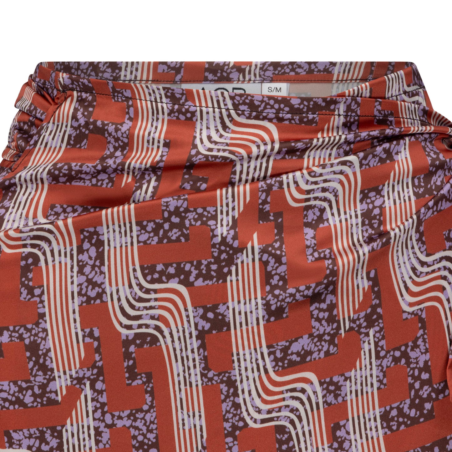 NINA SARONG SKIRT - LINEAR BROWN