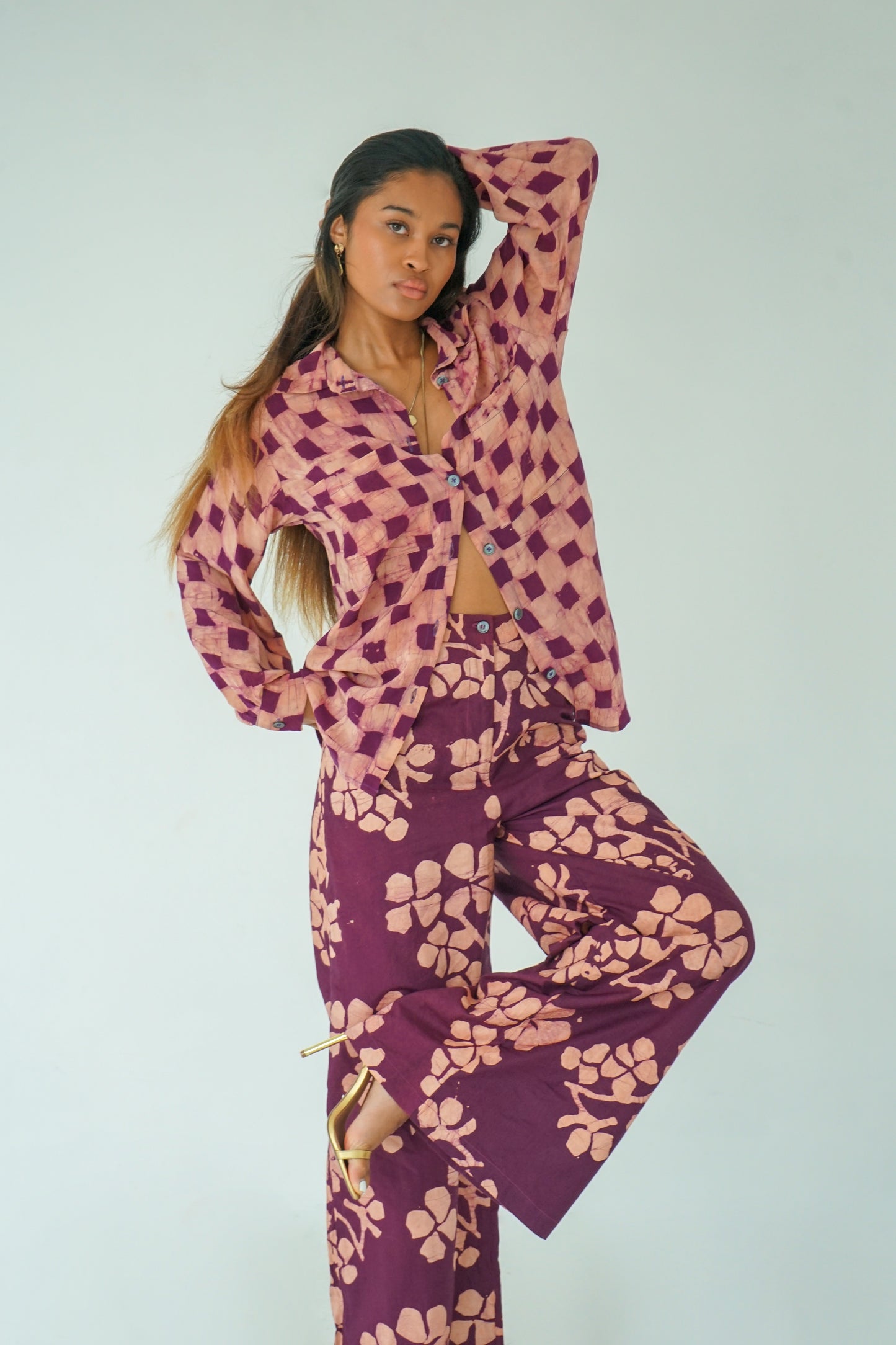 NIA WIDE LEG PANTS